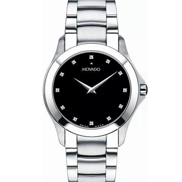 Movado Other - Movado Men diamonds Model #0607036